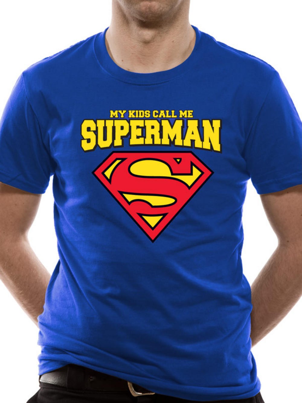 SUPERMAN "My Kids Call Me" Official Men's T-Shirt (S)