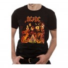 AC/DC "Hellfire" Officially Licensed Men's Black T-Shirt (S)